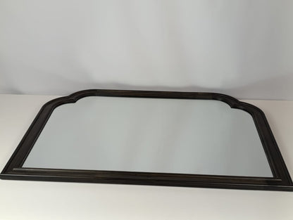 Sealed-92Cm X 66Cm French Country Mantle Wood Mirror Natural-Threshold™ (Black Color) (Open Box)