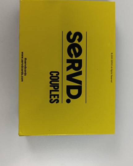 SERVD - Couples - The Hilarious Real-Life Couples Card Game | A Funny Couples Gift for Anniversary, Valentines Day, Christmas, Date Nights & More | Unique Couples Strategy Game