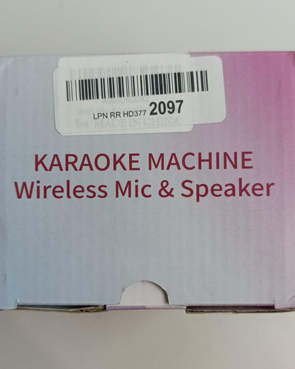 Mini Karaoke Machine for Kids Adults,Portable Bluetooth Speaker with 2 Wireless Microphones, MP3 Music Player Gifts Toys for Girls 3-12 Year Old Birthday Family Home Party (Pink 2 Mics)