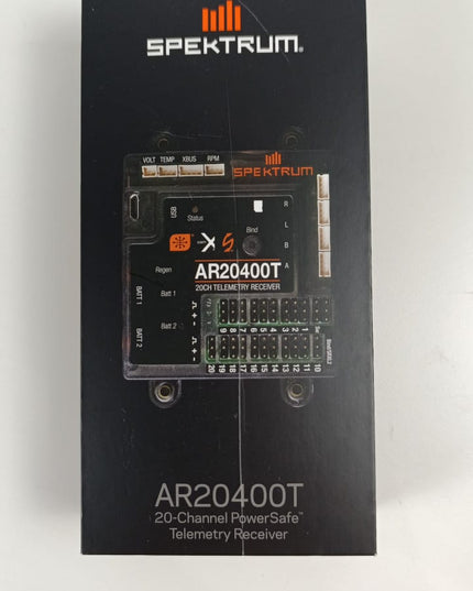 Spektrum AR20400T 20 Channel PowerSafe Telemetry Receiver, SPMAR20400T, Multi