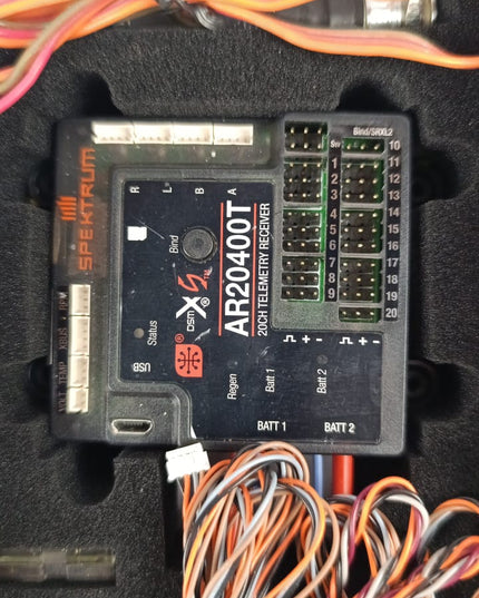 Spektrum AR20400T 20 Channel PowerSafe Telemetry Receiver, SPMAR20400T, Multi