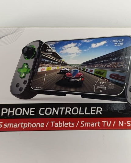 Phone Game Controller for iPhone/Android/PC/Switch, Play COD, Genshin,Support Streaming on PS5/Xbox/PC Console, Cloud Gaming Wireless Gamepad Joystick, Turbo/6-Axis Gyro/Dual Motor, Green Light, White