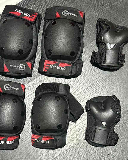Top Hero Multi-Sport Protective 3-Pack ~ Knee, Elbow & Wrist Guards