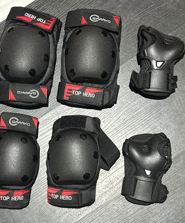 Top Hero Multi-Sport Protective 3-Pack ~ Knee, Elbow & Wrist Guards