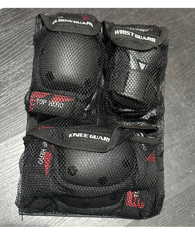 Top Hero Multi-Sport Protective 3-Pack ~ Knee, Elbow & Wrist Guards