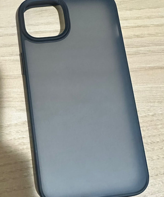 iPhone 15 plus case translucent matte hard back cover