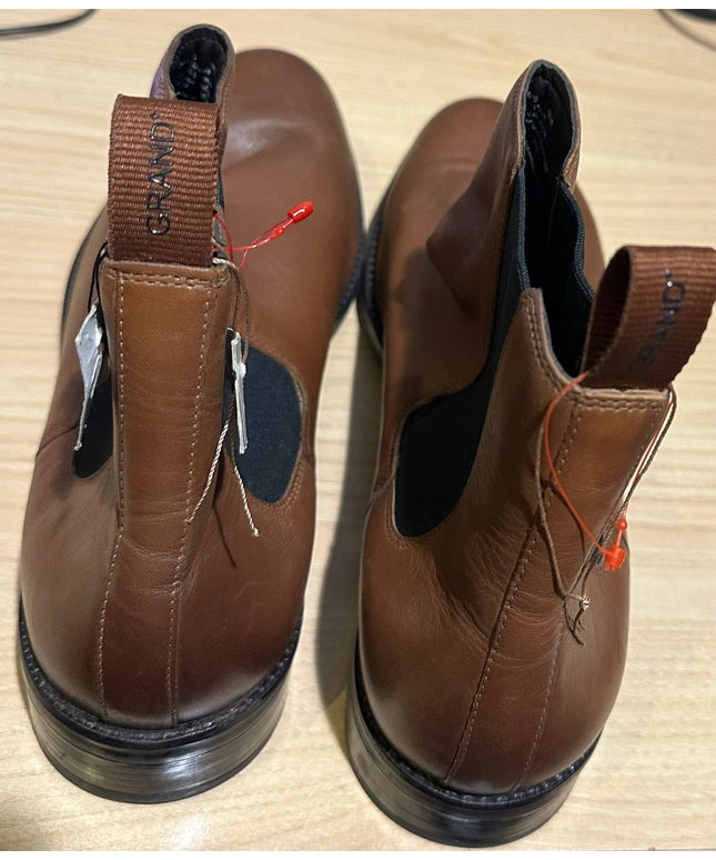 Cole Haan Men's Grand+ British Tan Leather Chelsea Boots C37859