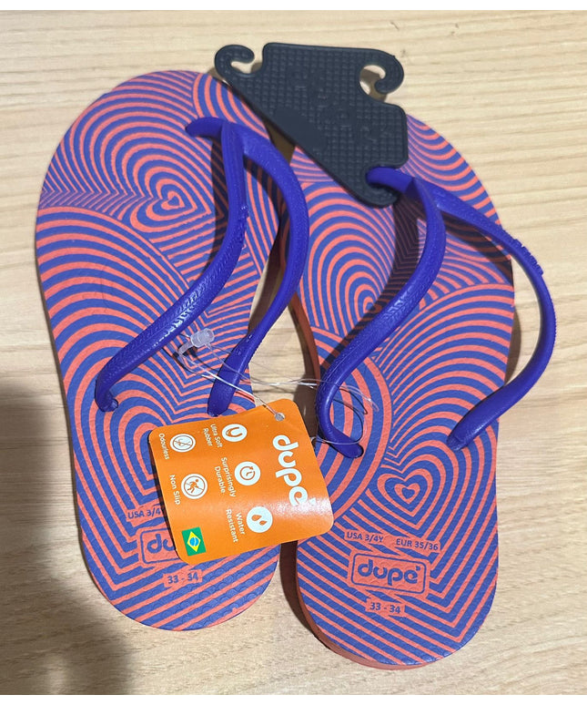 Dupe flip flop slippers for women's