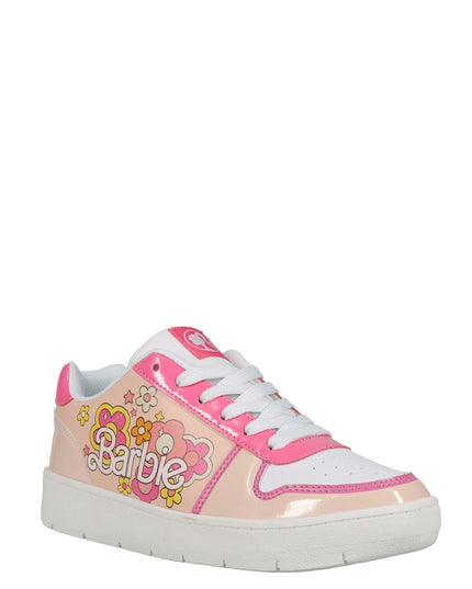 Women's Barbie by Mattel Pink Casual Court Sneaker
