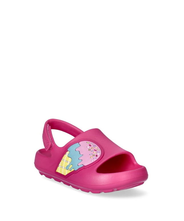 SIZE: 5-6 - Wonder Nation Toddler Girls Eva Slide Sandals