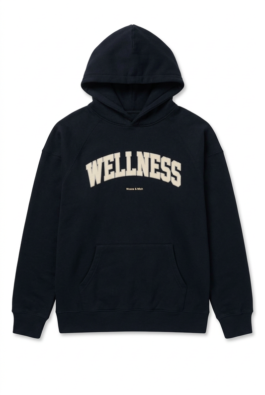 Swag M/Jan Wellness Men's Hooded - Black (Style WW238)
