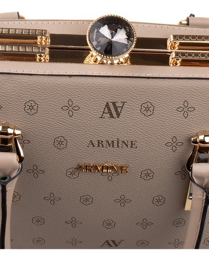 Armine Mink Women's Printed Stylish Classic Handbag