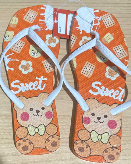 Phonolite printed bear women's slipper