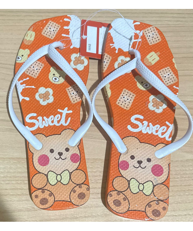 Phonolite printed bear women's slipper