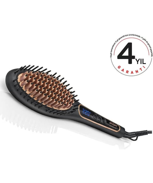 Arzum Superstar Hair Straightener Brush Black AR5036