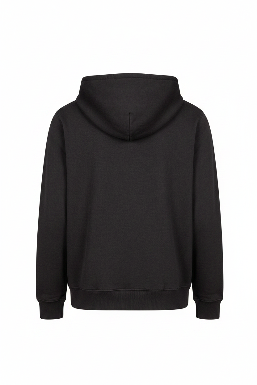 Back view - Dark Zip-Up Hoodie