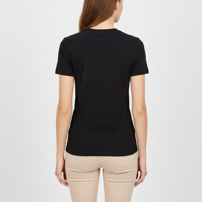 Back View – Plain Black No Collar Tape