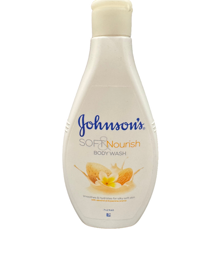 Johnson’s Soft & Nourish Body Wash smoothed & hydrates for silky soft skin