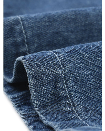 SIZE: 3XL - Agnes Orinda Women's Plus Size Layered Drawstring Hood Denim Utility Jacket with Pockets Blue