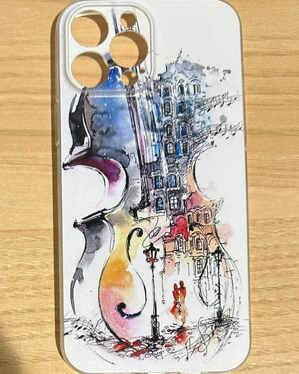iPhone 13 pro max Printed guitar case