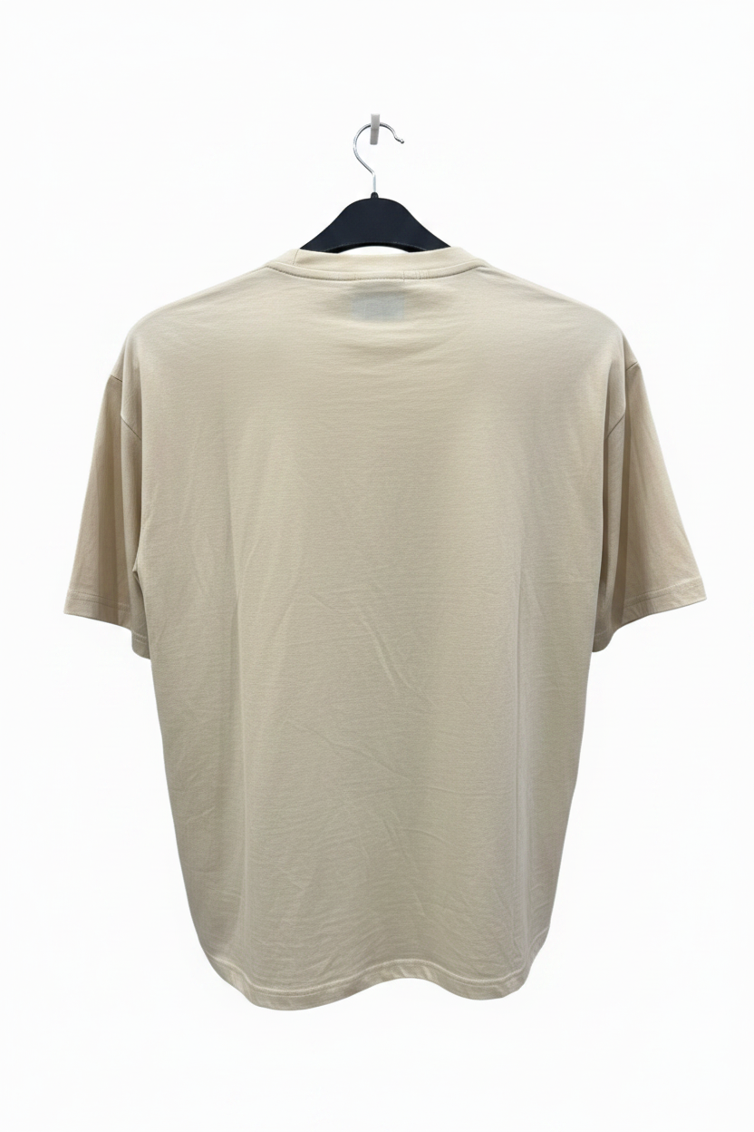 Beige T-Shirt Back