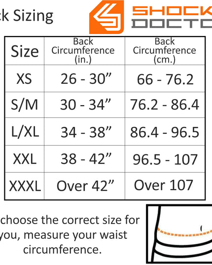 Shock Doctor 838 Ultra Back support XS