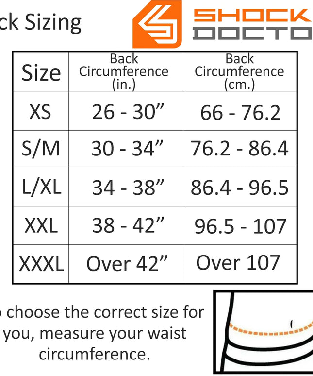 Shock Doctor 838 Ultra Back support XS