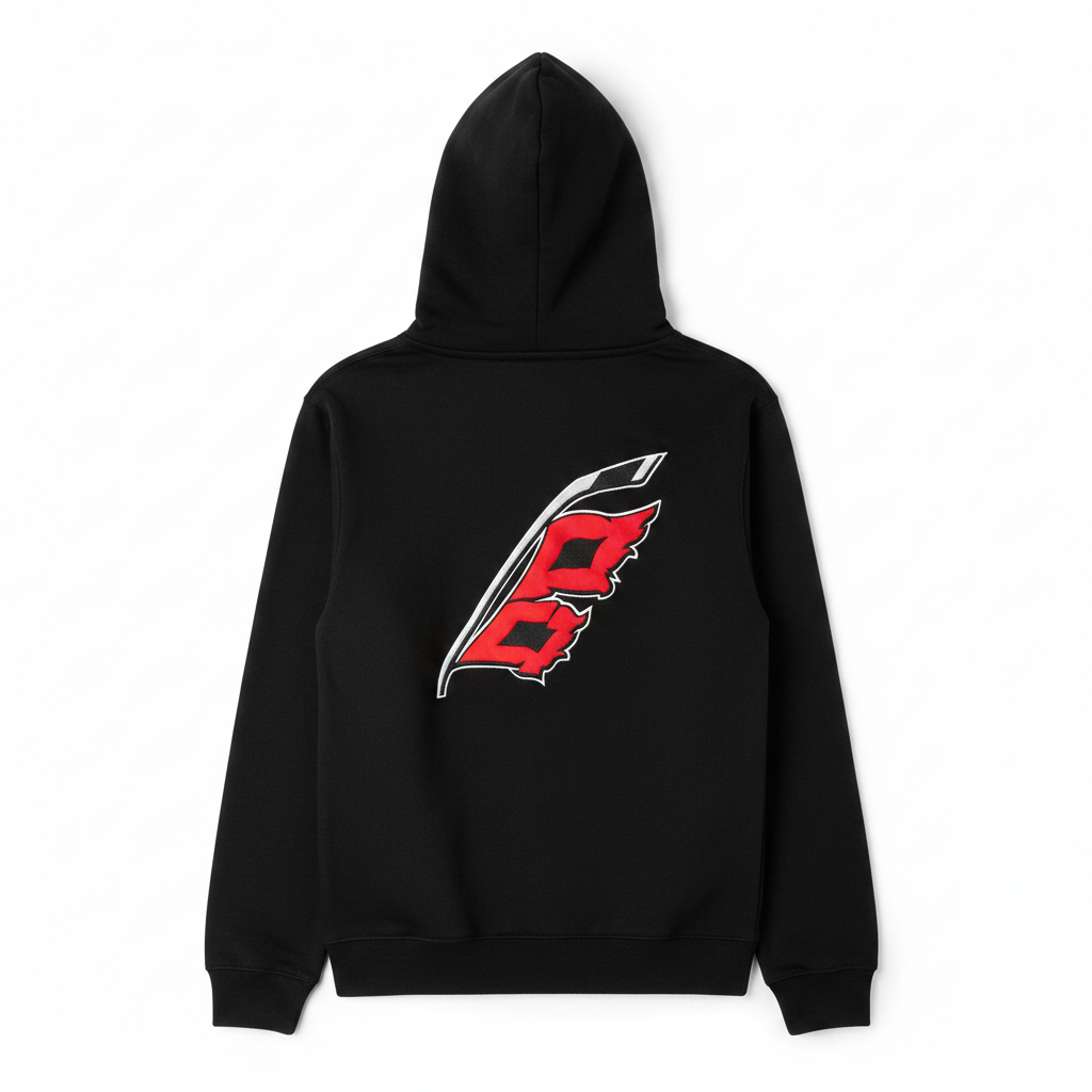 Black Hoodie - Back