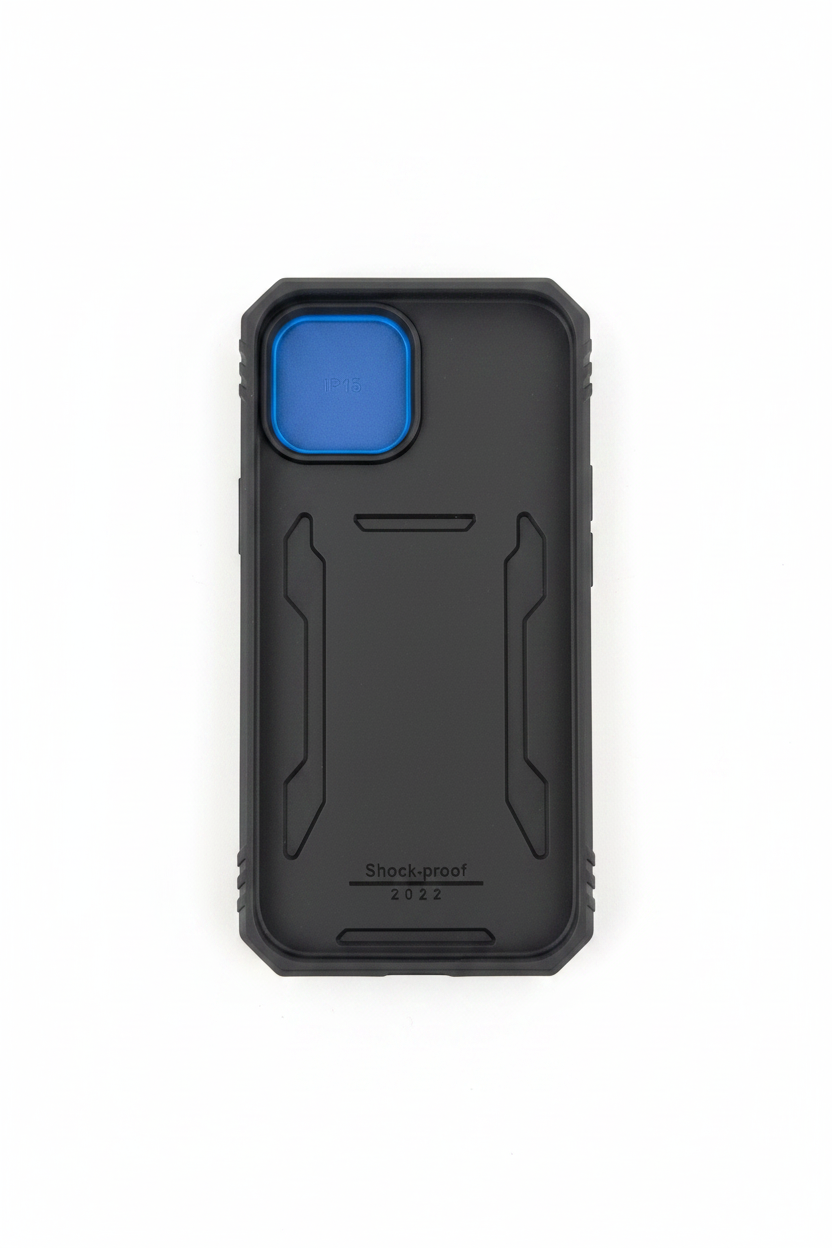 Black Phone Case Interior - Clean Background