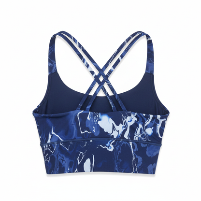 Blue Marble Sports Bra – Back
