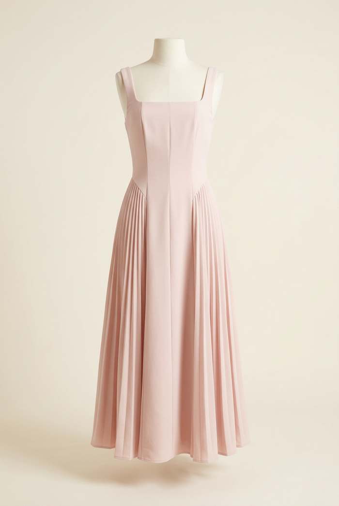 Clearance of Dress – Motf Premium Pleated Corset Midi Light (Stained)