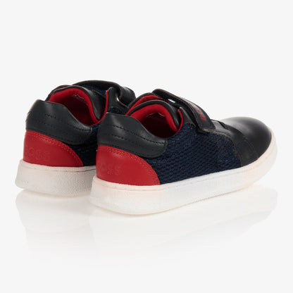 Hugo Boss Kids Strap Shoes Navy | Red