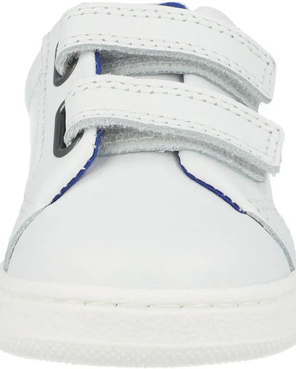 Hugo Boss Kids Trainers White Electric Blue