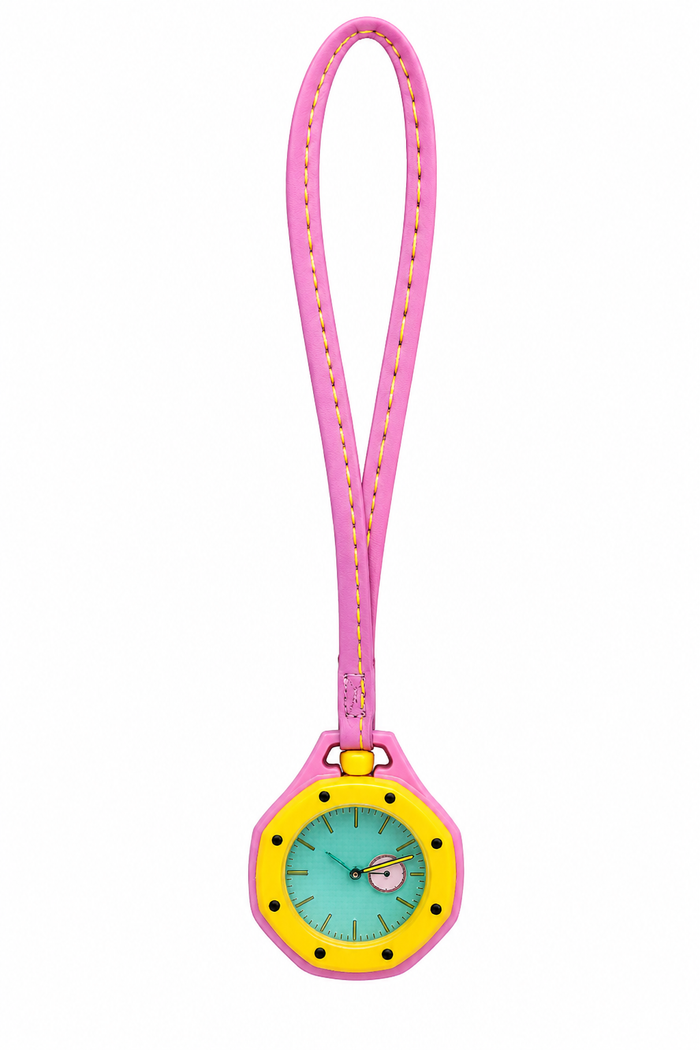 Clearance of Urban Pop Watch – Hangng Pocket Watch Yellow and Pink