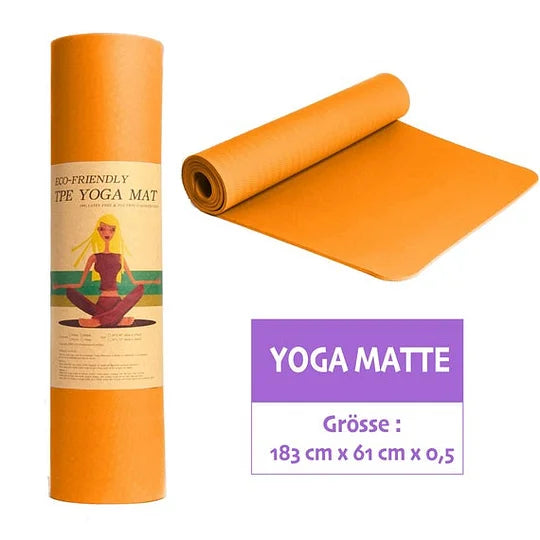 UMINEUX Yoga Mat Extra  Non Slip Yoga Mats for Women Orange