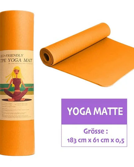 UMINEUX Yoga Mat Extra  Non Slip Yoga Mats for Women Orange (Imperfect)