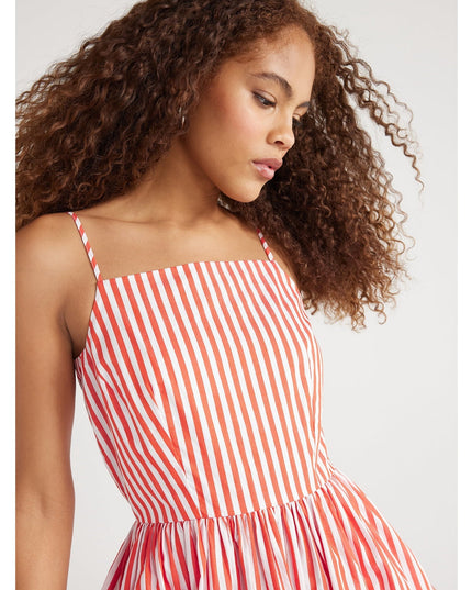 SIZE: M - Free Assembly Women's Sleeveless Square Neck Midi Dress