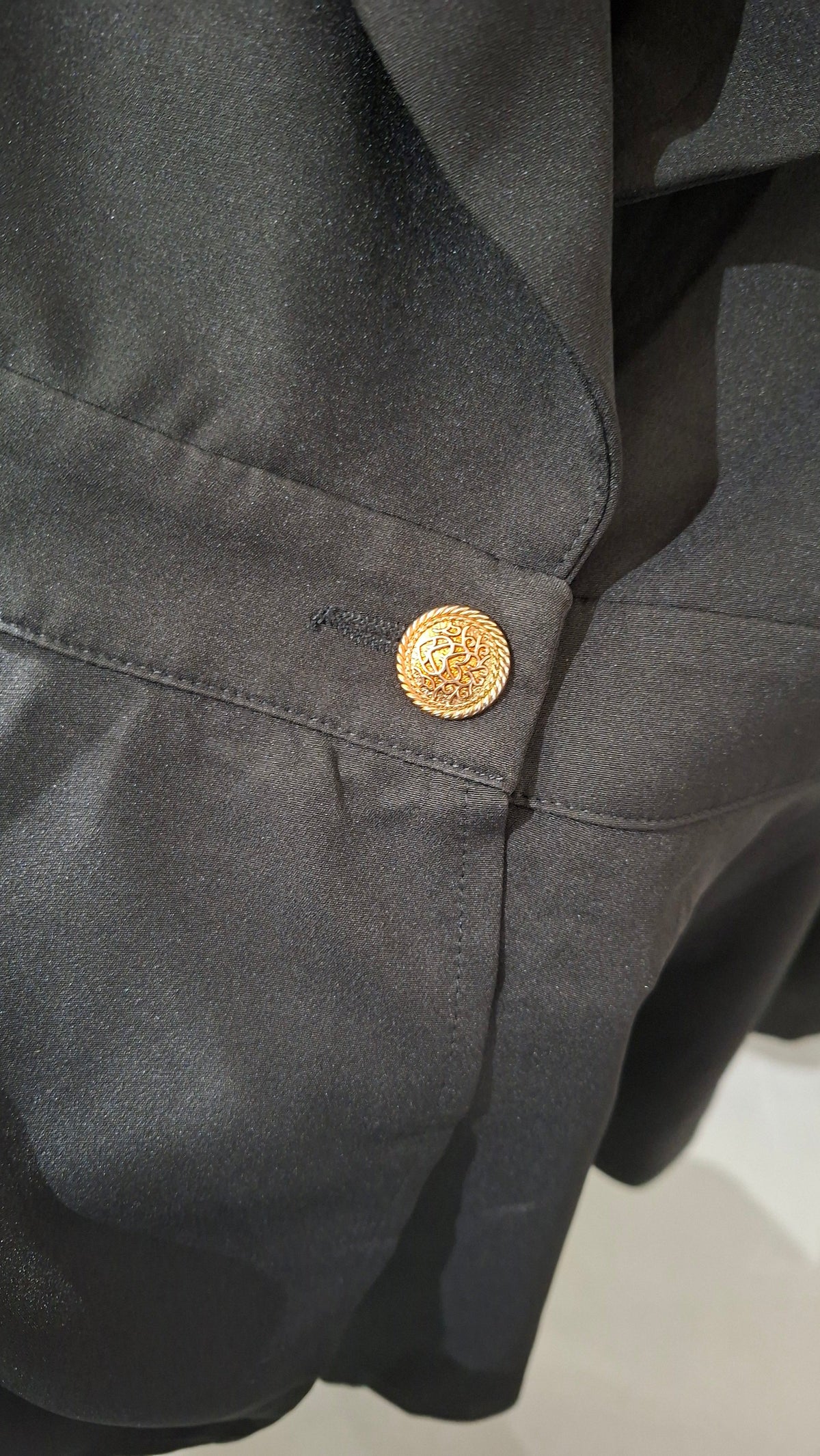 SHEIN LUNE Lapel Collar Single Button Peplum Blazer Fall Cloth For  Women black color