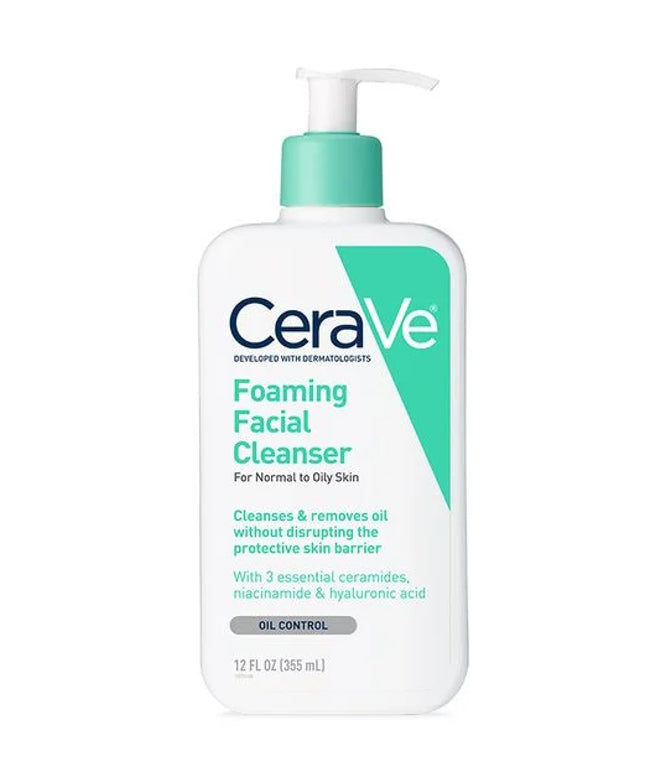 Cerave Foaming Facial Cleanser For Normal To oily skin 355 ml