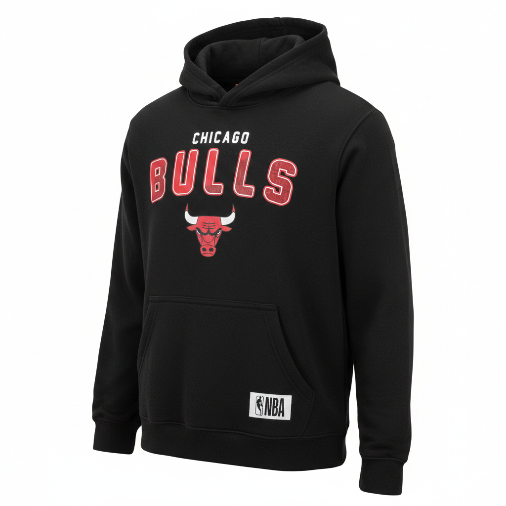 Chicago Bulls Hoodie - Three Quarter