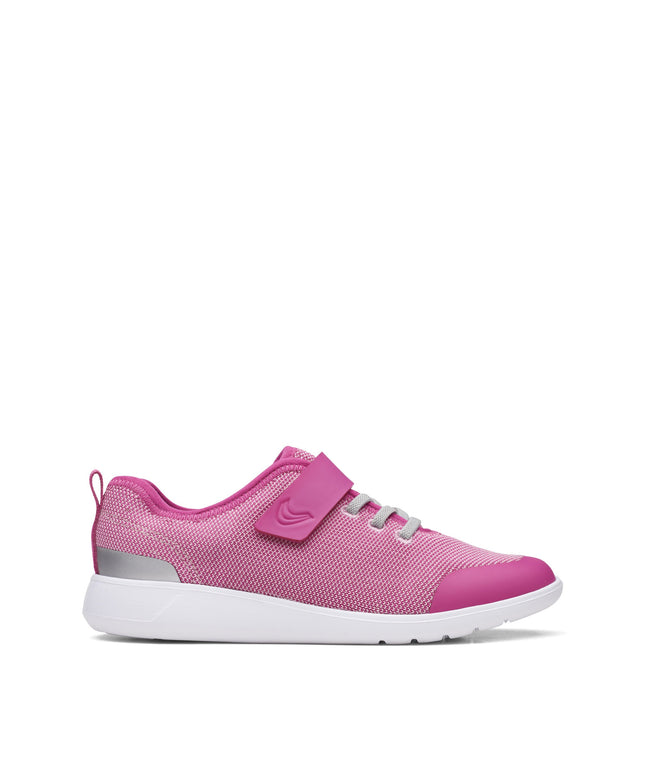 Clarks KIDS scape track youth Athletic Shoes - Ready for Action PINK COLOR