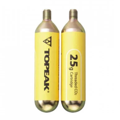 Topeak CO2 replacement cartridges 2-pack 25g
