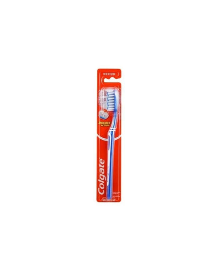 Colgate Double Action Medium Toothbrush - Blue