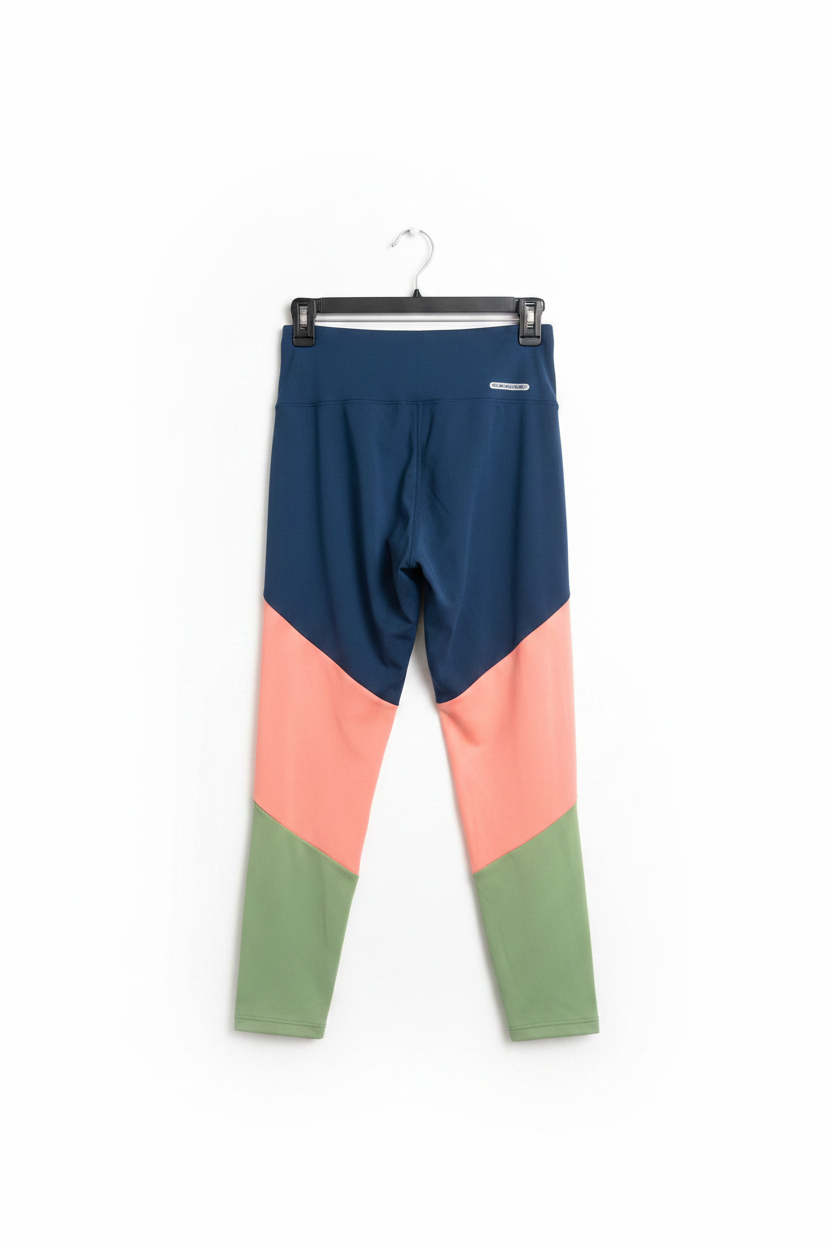 Color-block leggings back view