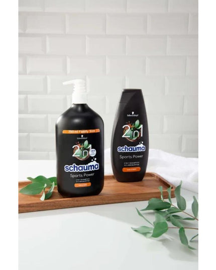 Schauma Men Sports Power 2-in-1 Men's Shampoo