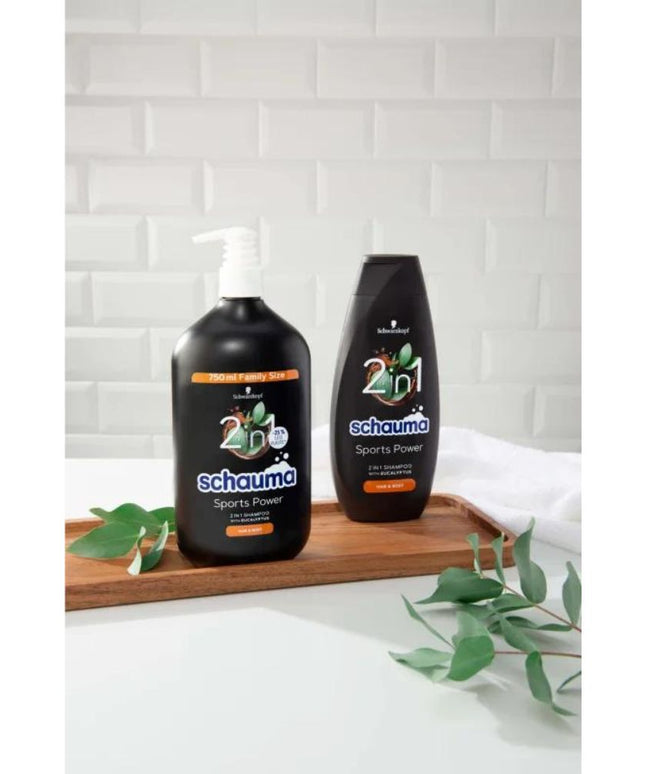 Schauma Men Sports Power 2-in-1 Men's Shampoo