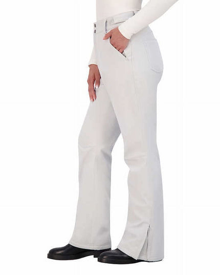 SIZE: S - Gerry Ladies Stretch Snow Pants Fleece-Lined Stretch Gray