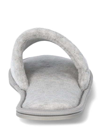 SIZE: 39 - Joyspun Women's Quilted Single Band Slide Slippers, Wide-Width