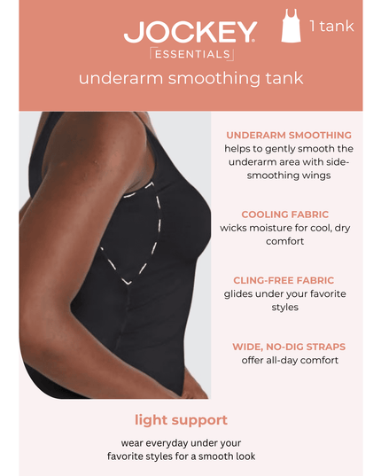 SIZE: 3XL - Jockey® Essentials Women S Underarm Smoothing Tank