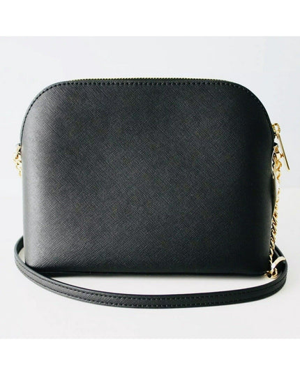 Michael Kors Jet Set Medium Black X Cross Dome Crossbody
